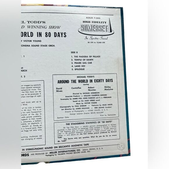 RARE VICTOR YOUNG AROUND THE WORLD IN 80 DAYS LP SOUNDTRACK VINYL RECORD - Picture 9 of 12